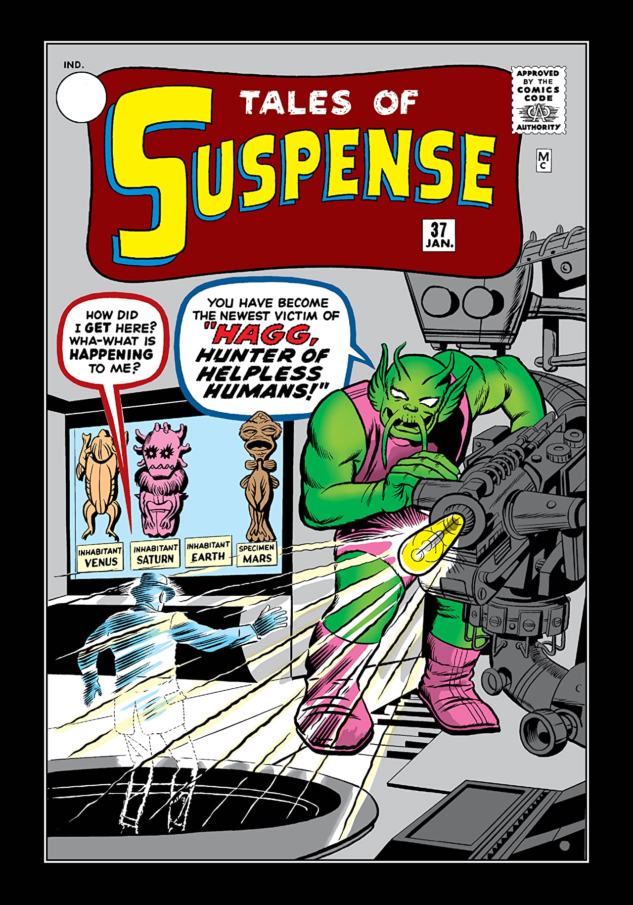 Tales of Suspense #37 cover
