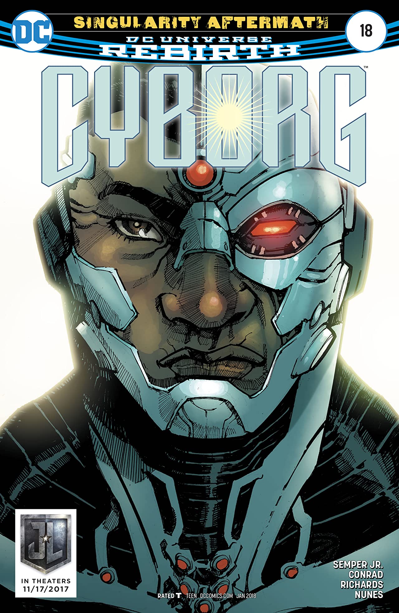 Cyborg #18 cover