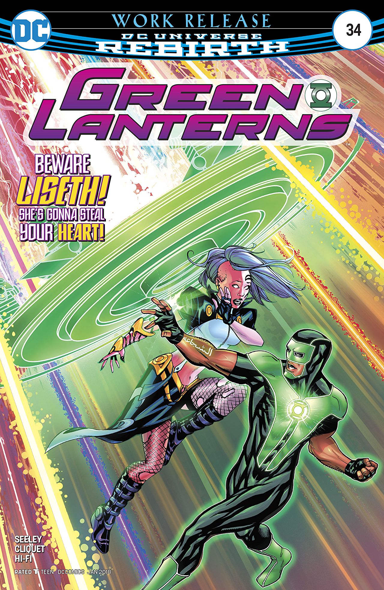 Green Lanterns #34 cover