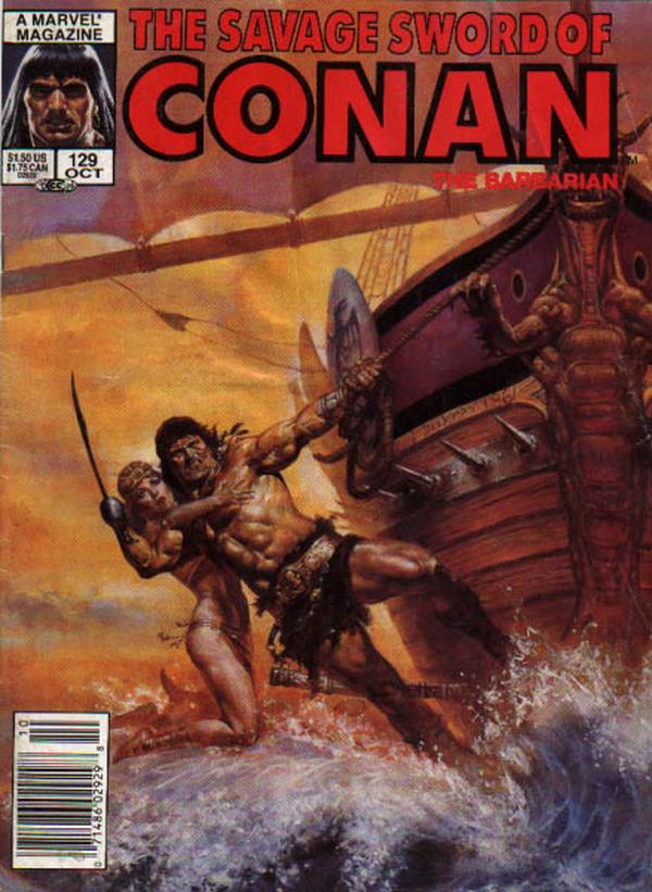 The Savage Sword of Conan #129