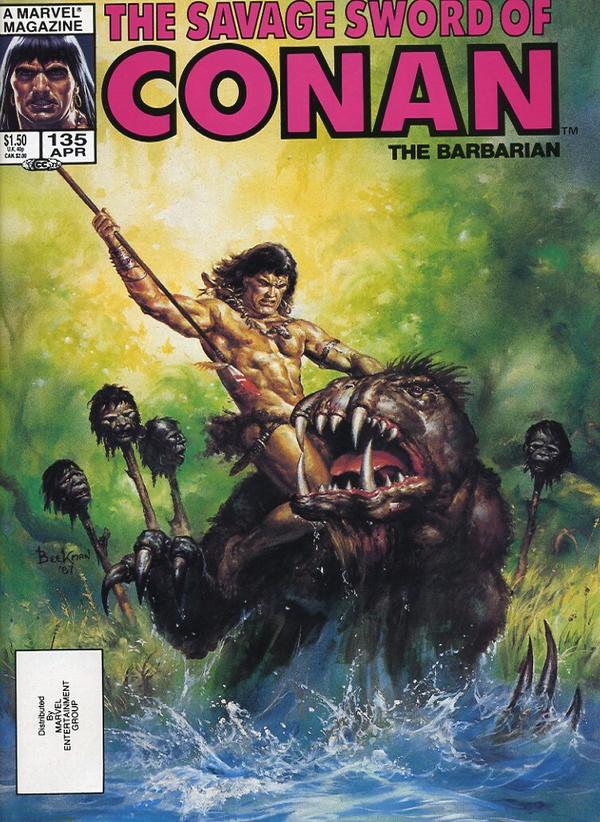 The Savage Sword of Conan #135