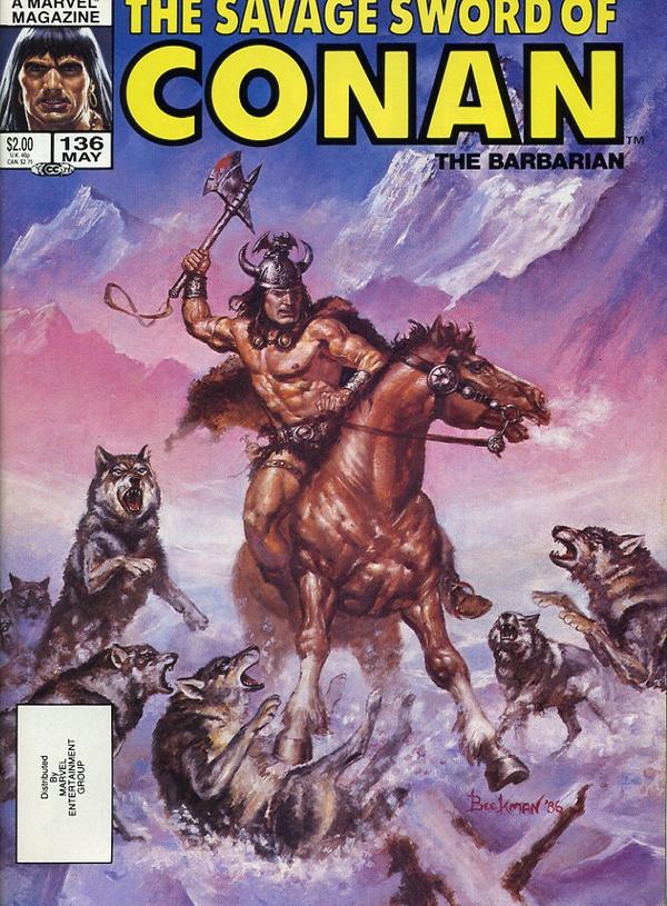 The Savage Sword of Conan #136