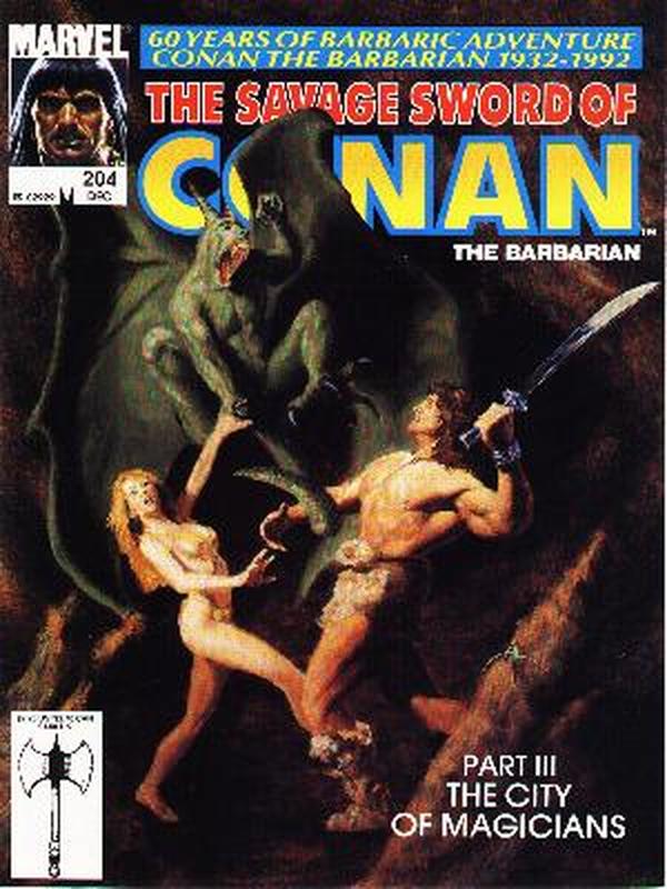 The Savage Sword of Conan #204