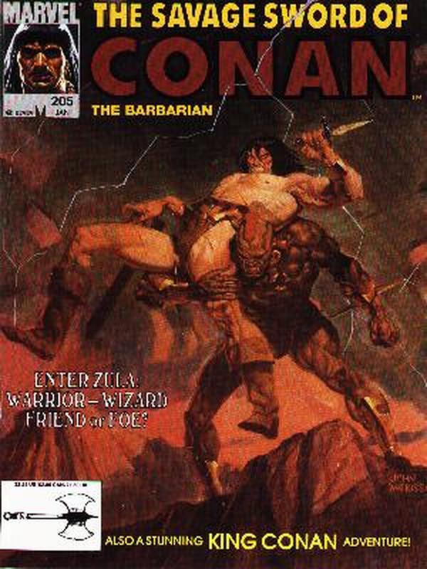 The Savage Sword of Conan #205