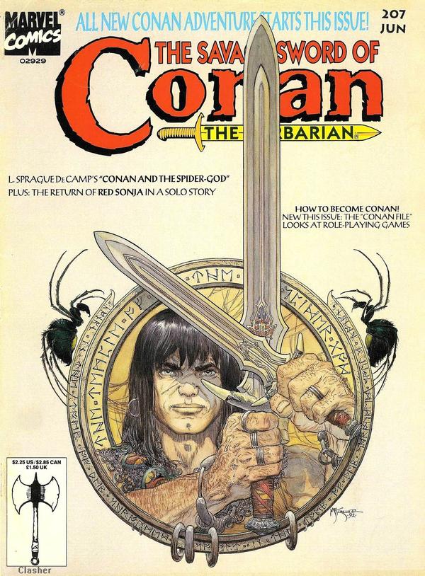 The Savage Sword of Conan #207