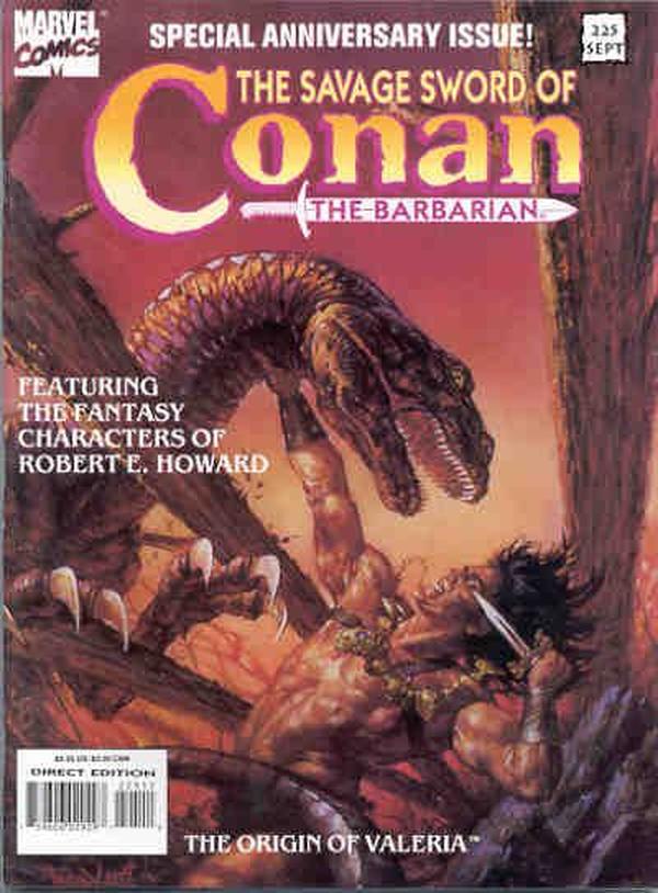 The Savage Sword of Conan #225 cover