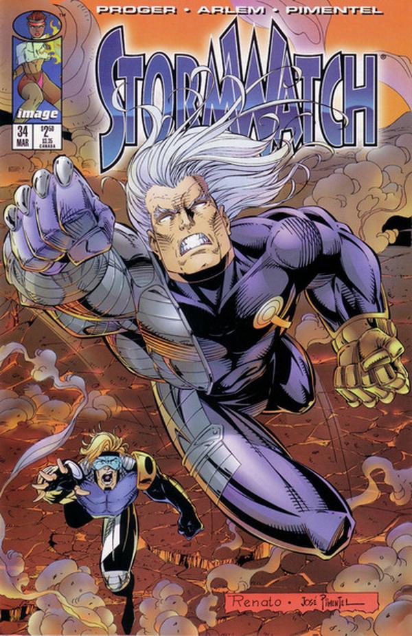Stormwatch #34 cover