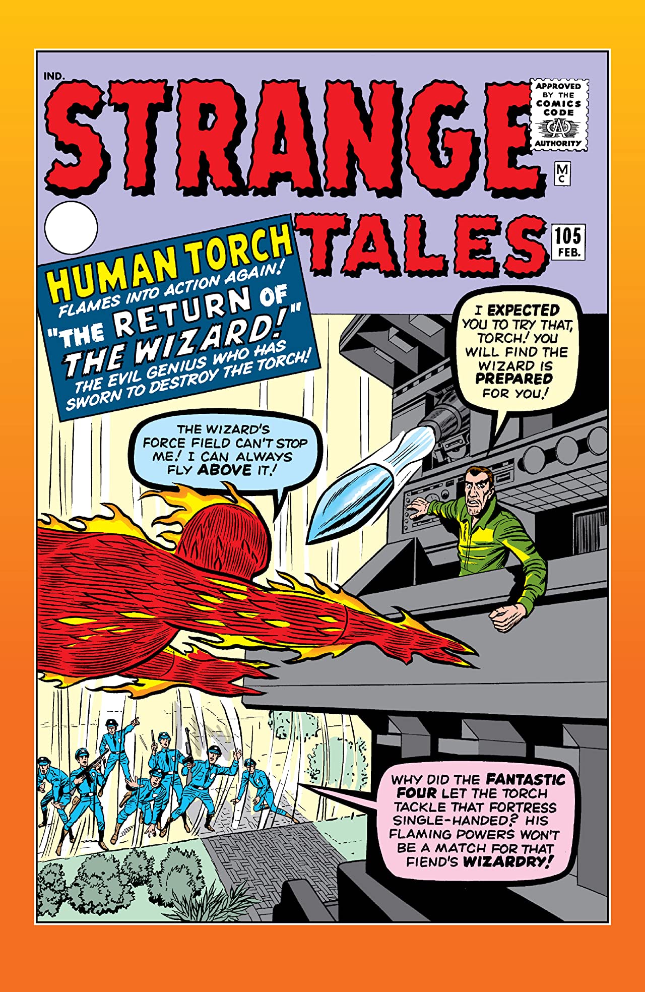 Strange Tales #105 cover