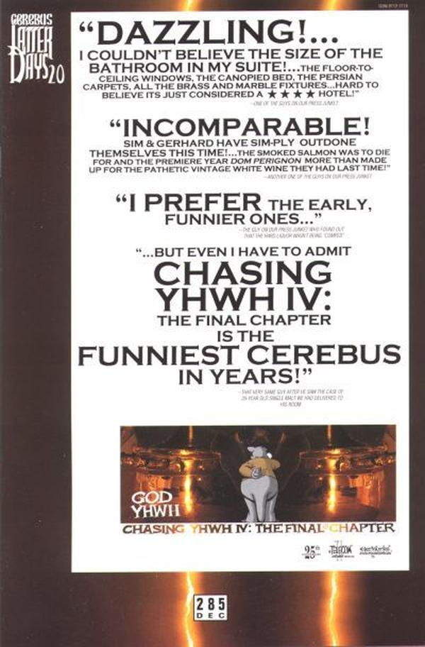 Cerebus #285 cover