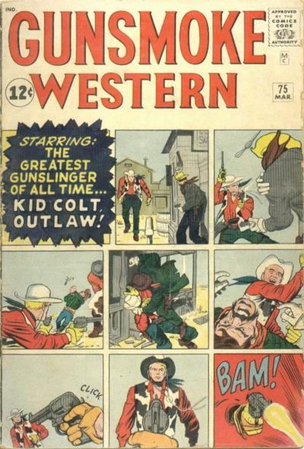 Gunsmoke Western #75 cover