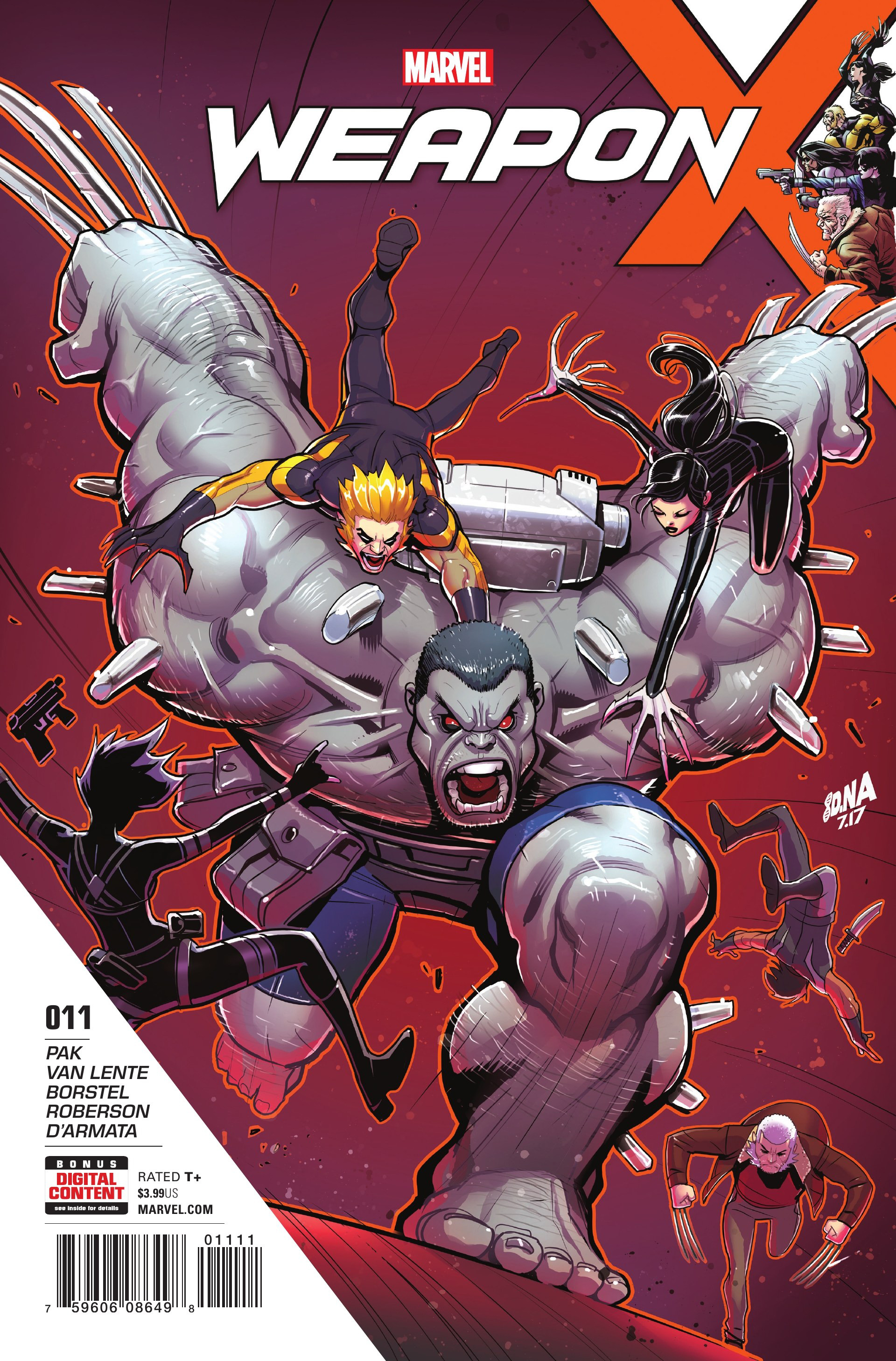 Weapon X #11 cover