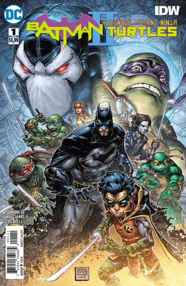 Batman / Teenage Mutant Ninja Turtles II #1 cover