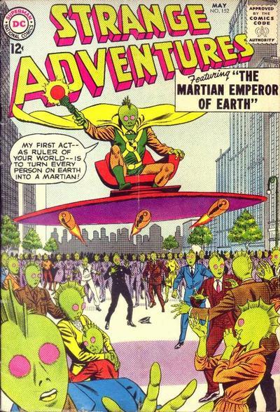 Strange Adventures #152 cover