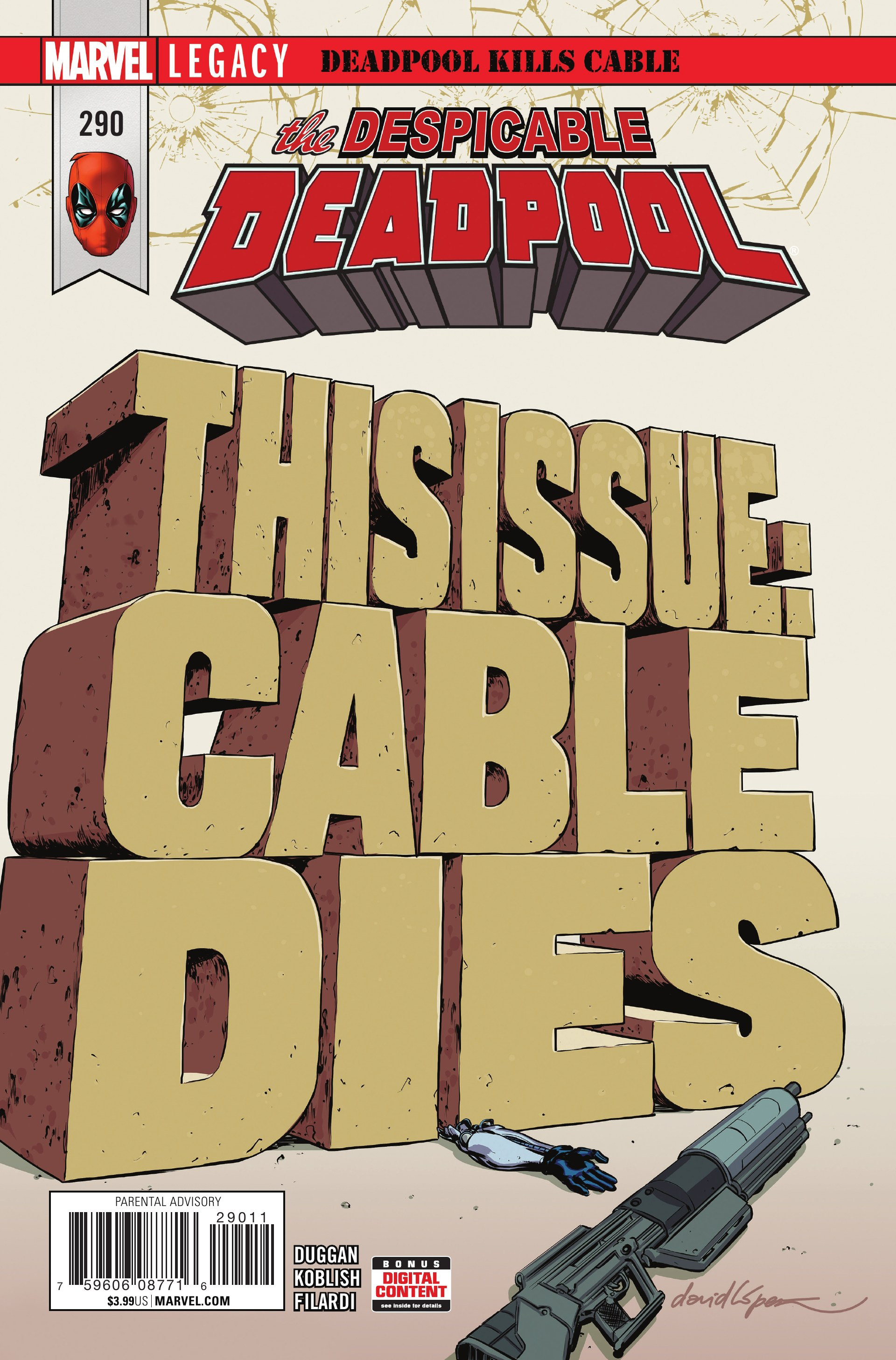 Despicable Deadpool #290 cover