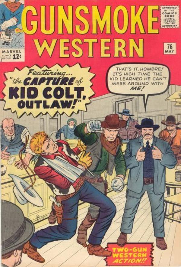 Gunsmoke Western #76 cover