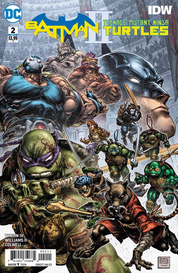 Batman / Teenage Mutant Ninja Turtles II #2 cover
