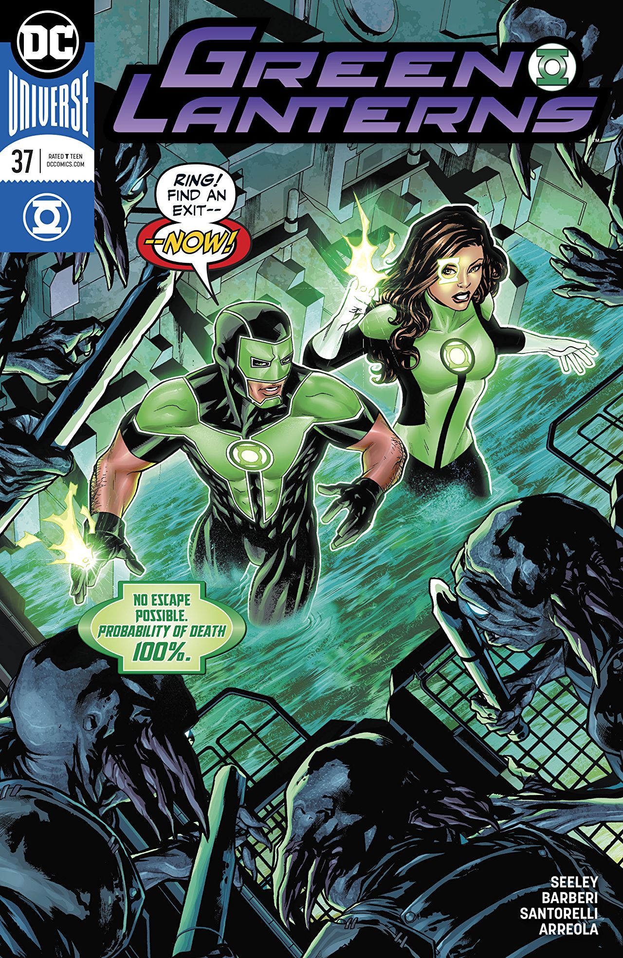Green Lanterns #37 cover