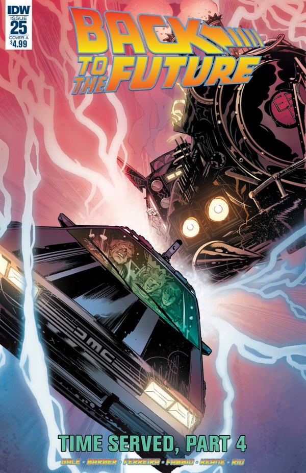 Back to the Future #25 cover