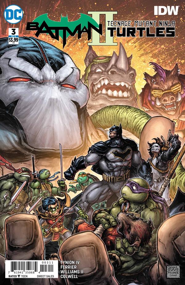 Batman / Teenage Mutant Ninja Turtles II #3 cover