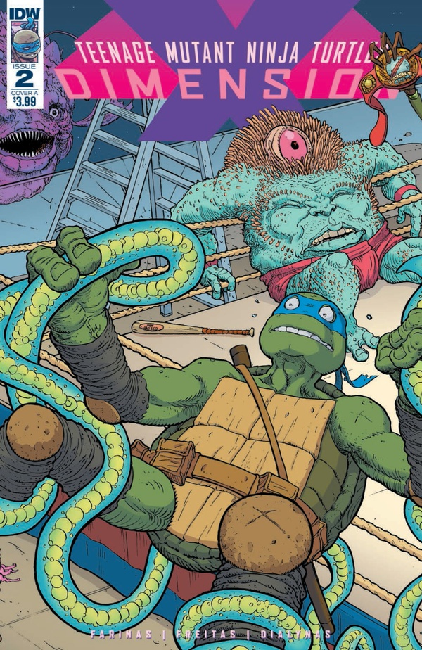 Teenage Mutant Ninja Turtles: Dimension X #2 cover