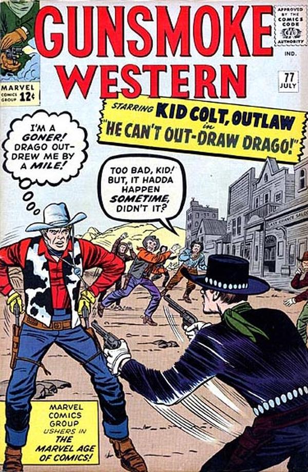 Gunsmoke Western #77 cover