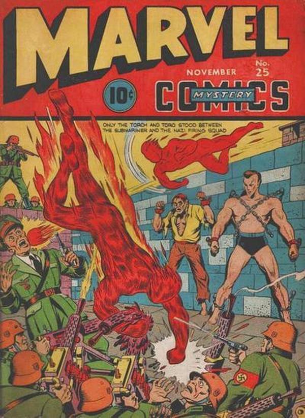 Marvel Mystery Comics #25 cover