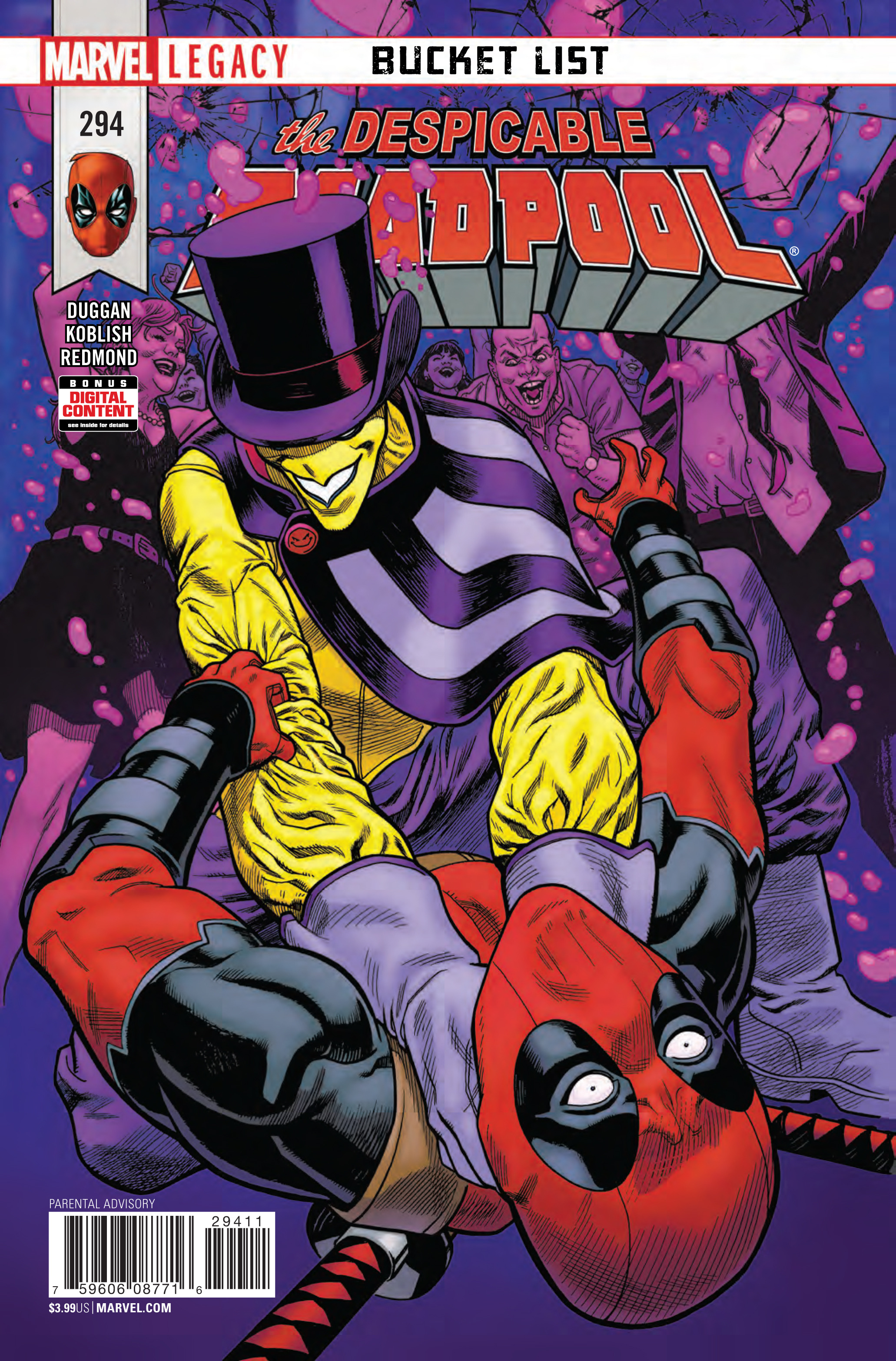 Despicable Deadpool #294 cover