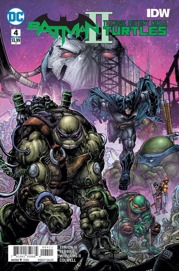 Batman / Teenage Mutant Ninja Turtles II #4 cover