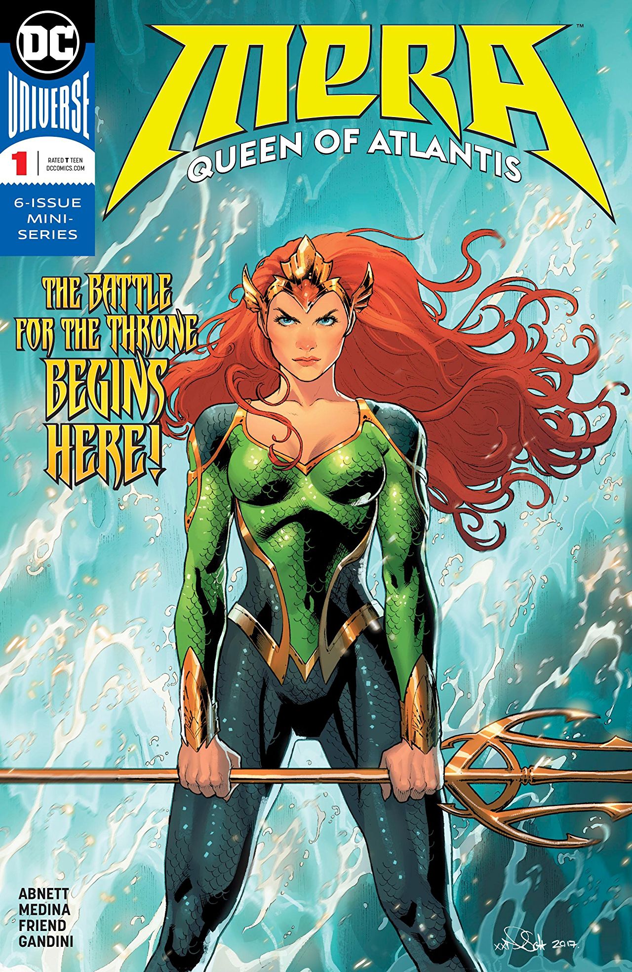 Mera: Queen of Atlantis #1 cover