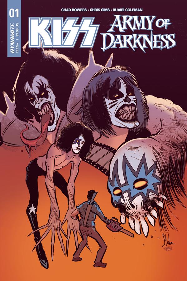 KISS The Army of Darkness #1 cover