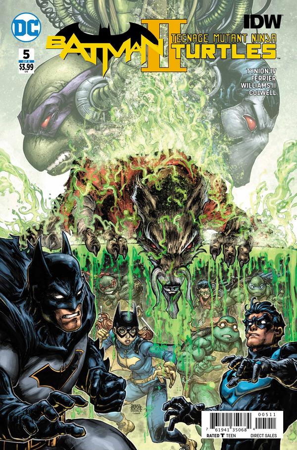 Batman / Teenage Mutant Ninja Turtles II #5 cover