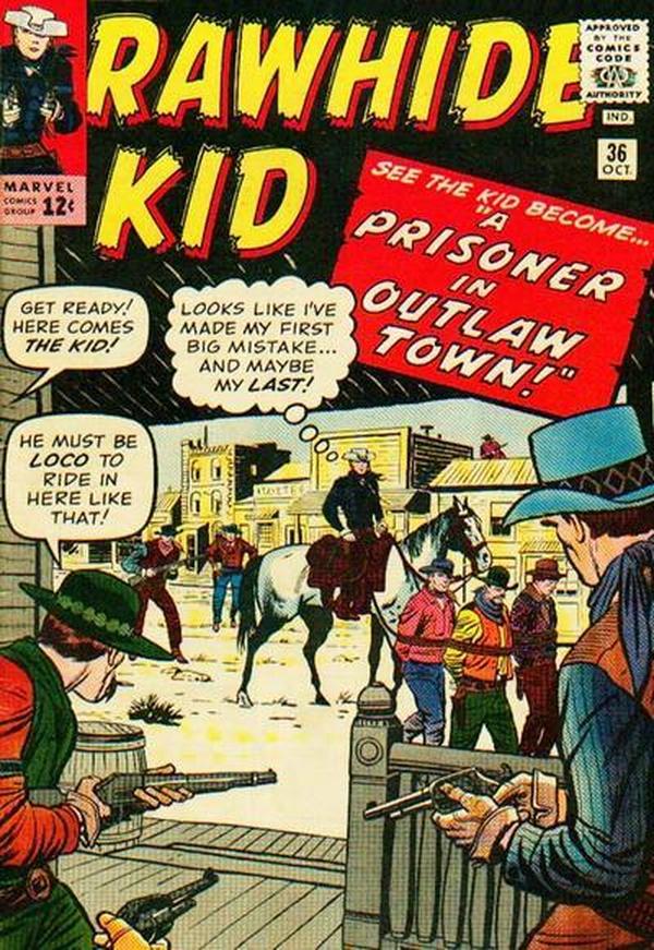 The Rawhide Kid #36 cover