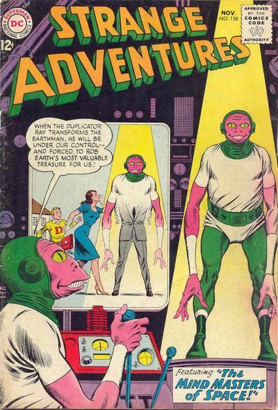 Strange Adventures #158 cover
