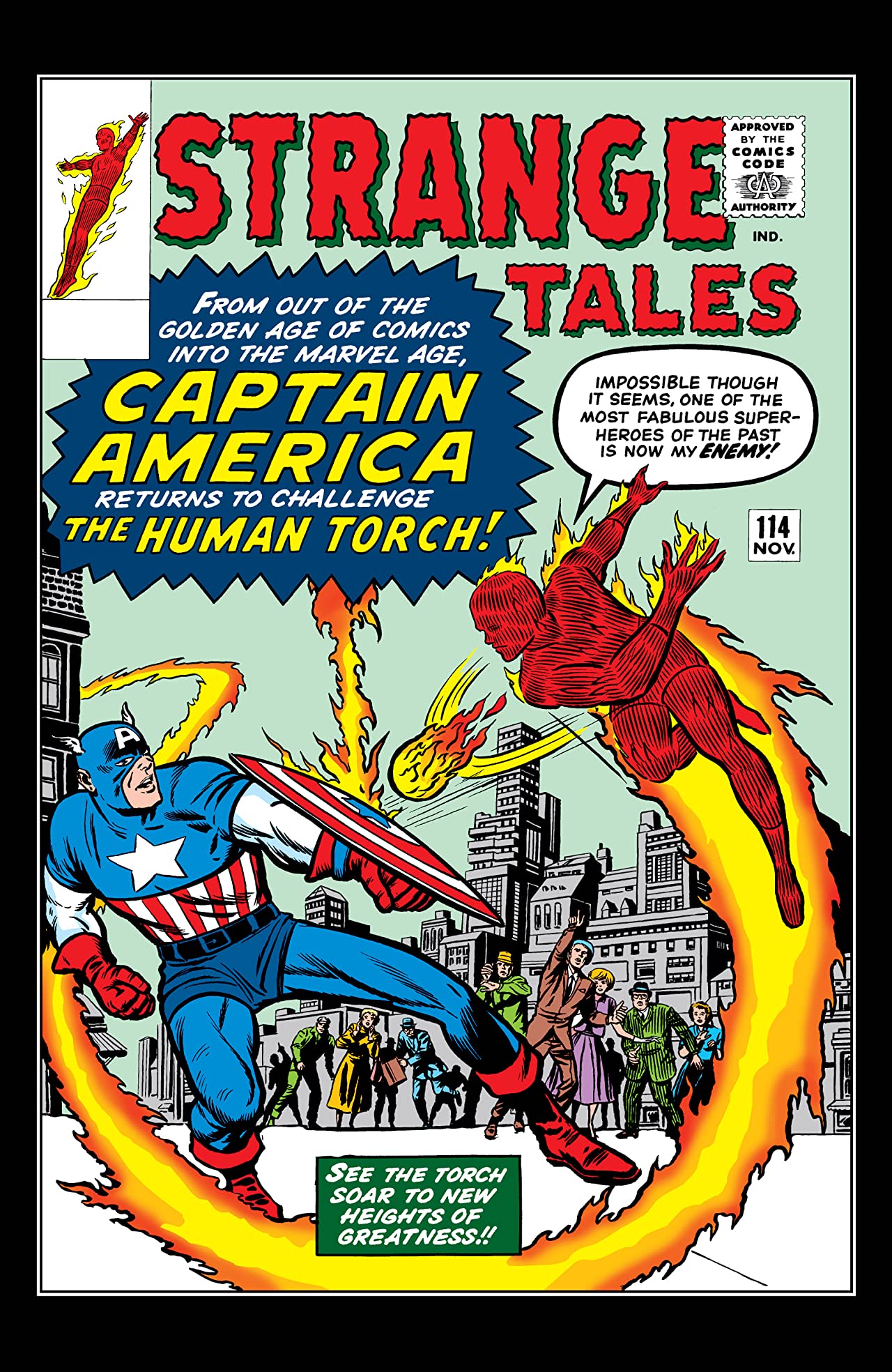 Strange Tales #114 cover