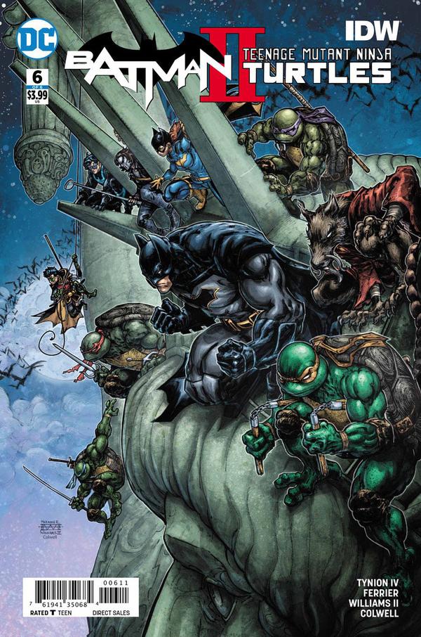 Batman / Teenage Mutant Ninja Turtles II #6 cover