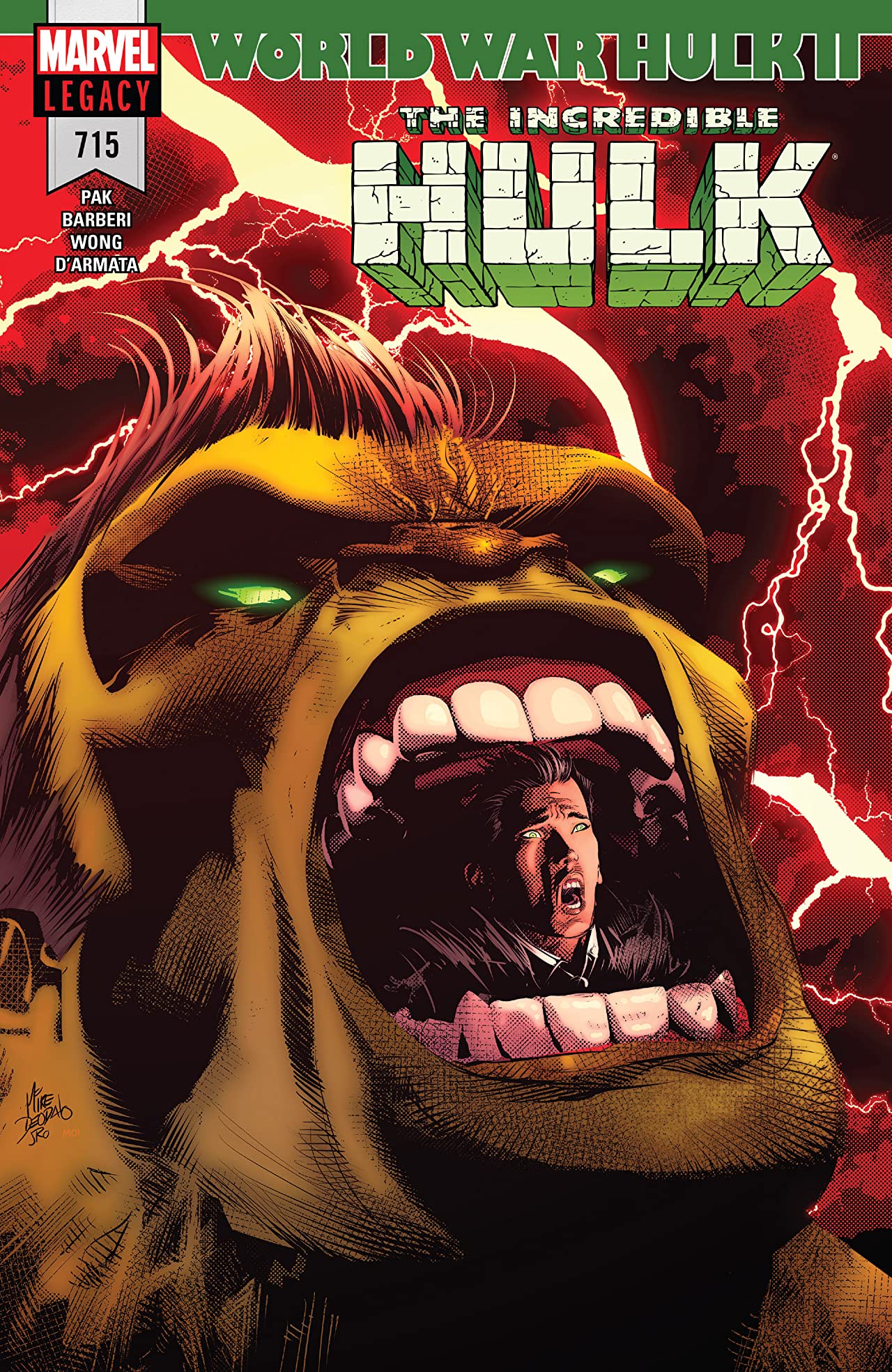 Incredible Hulk #715 cover