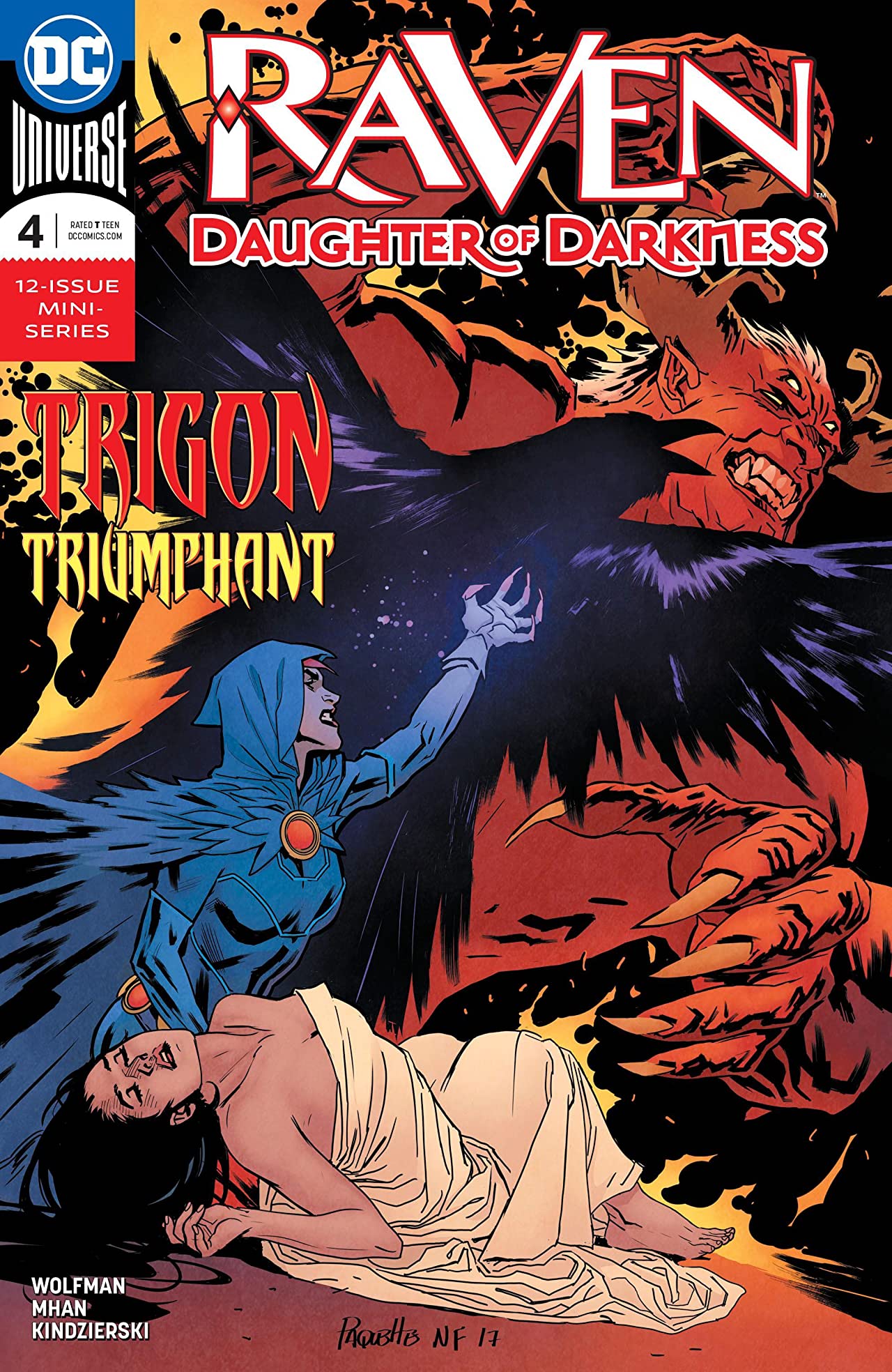 Raven: Daughter of Darkness #4 cover