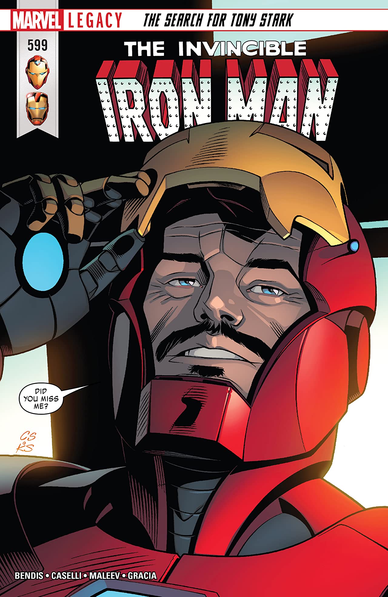 Invincible Iron Man #599 cover