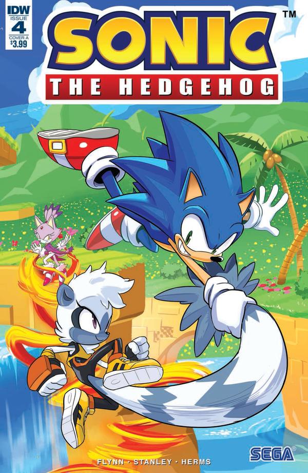 Sonic the Hedgehog #4 cover