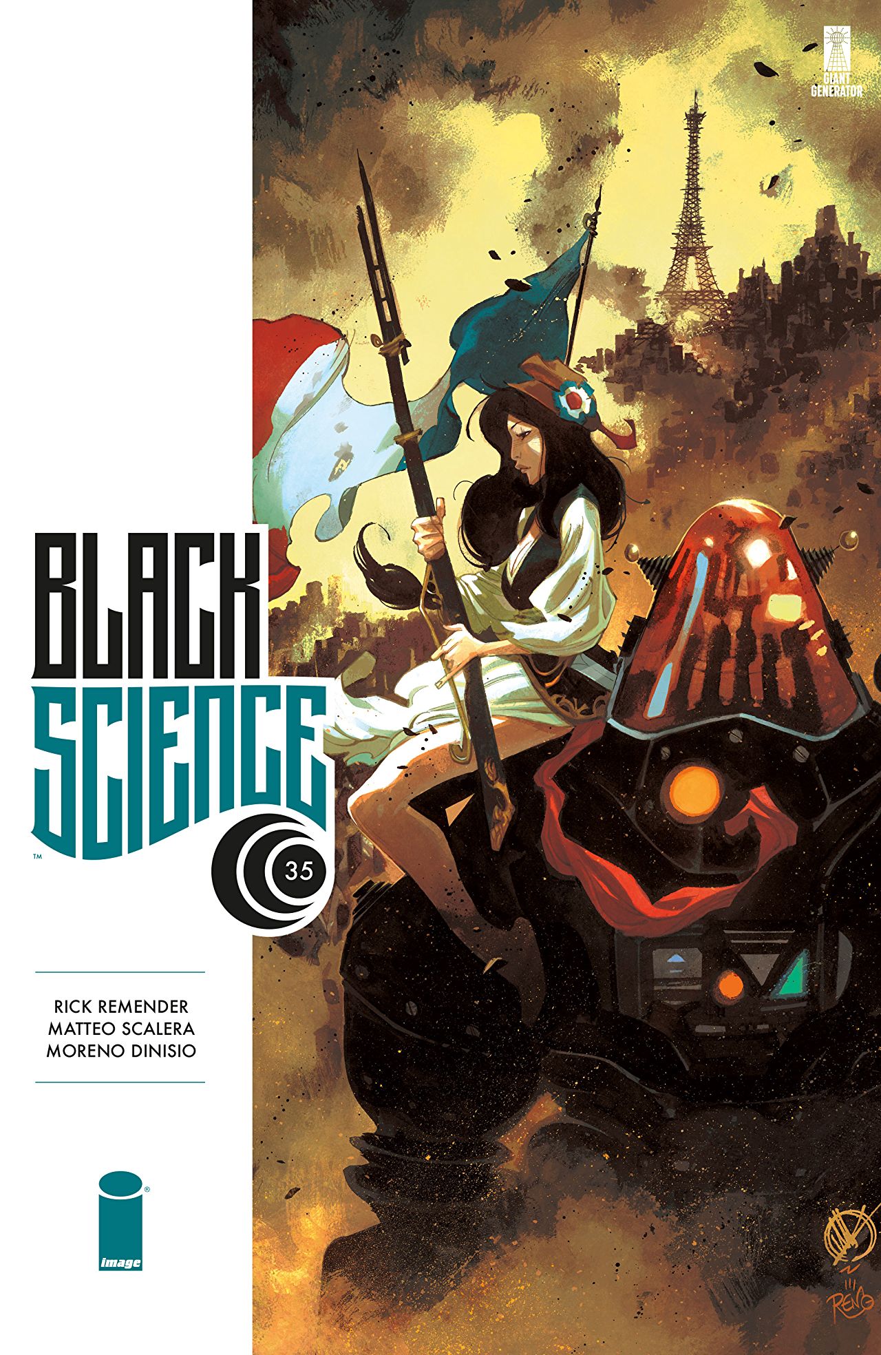 Black Science #35 cover