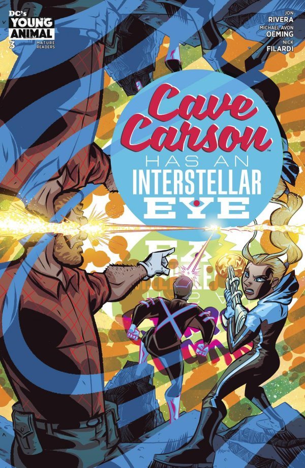 Cave Carson Has an Interstellar Eye #3 cover