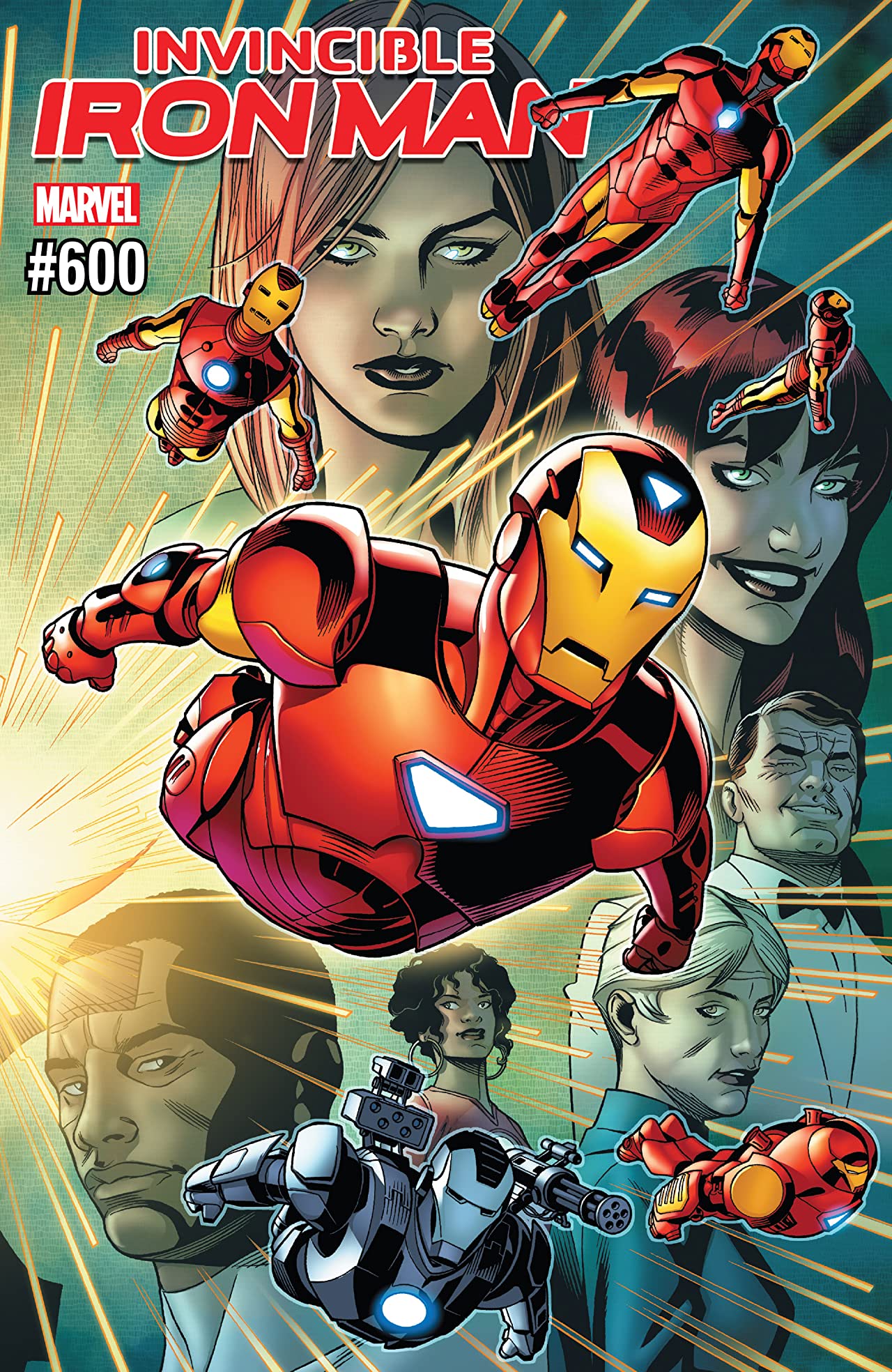 Invincible Iron Man #600 cover