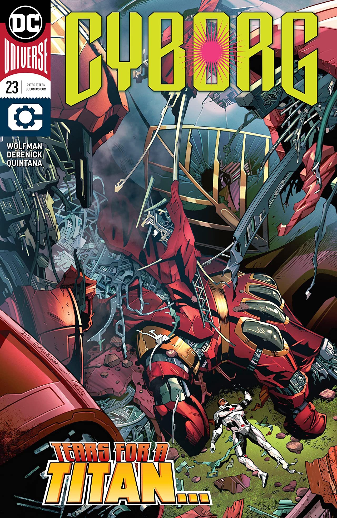 Cyborg #23 cover
