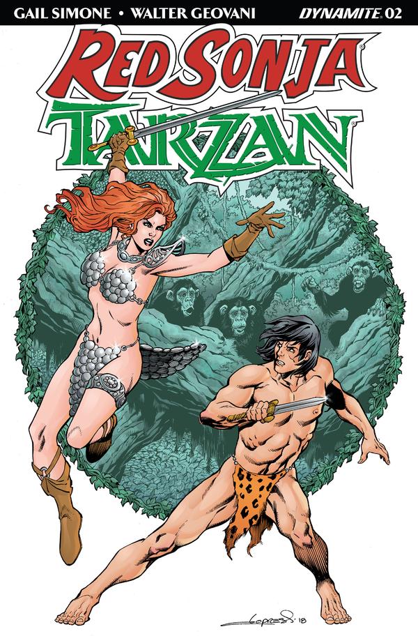Red Sonja / Tarzan #2 cover