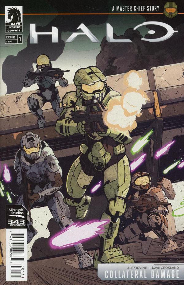 Halo: Collateral Damage #1 cover