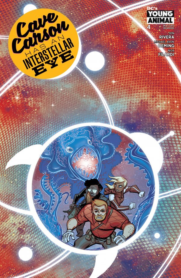 Cave Carson Has an Interstellar Eye #4 cover