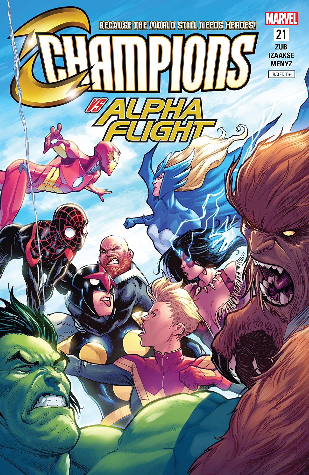 Champions #21 cover