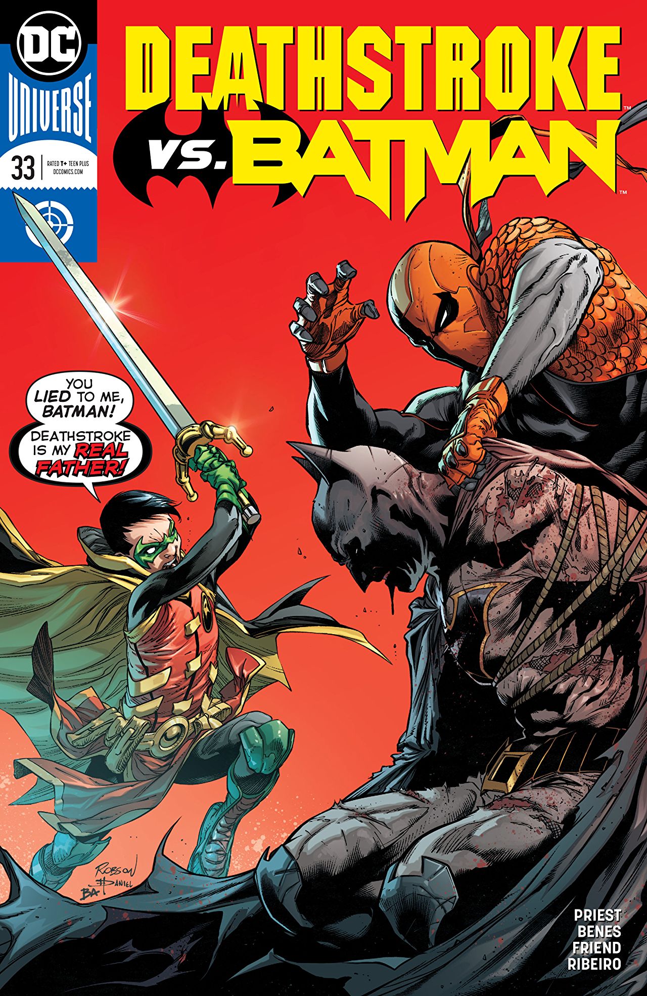 Deathstroke #33 cover