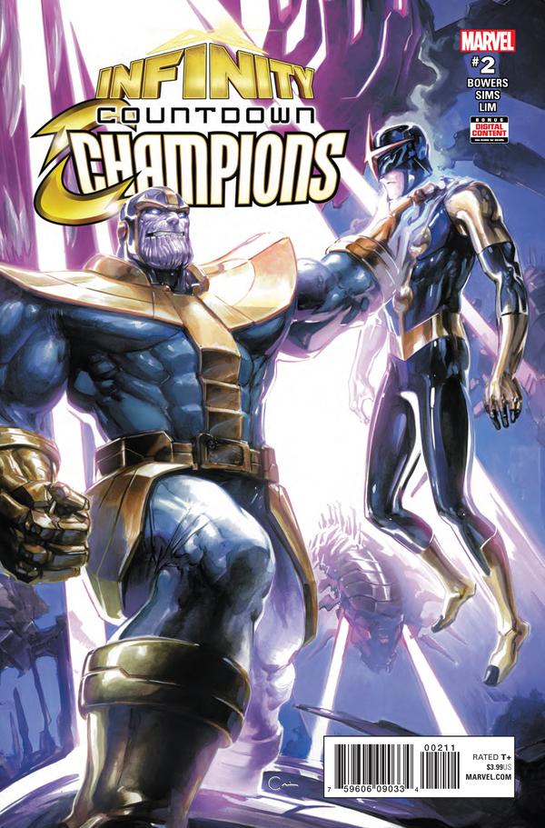 Infinity Countdown: Champions #2 cover