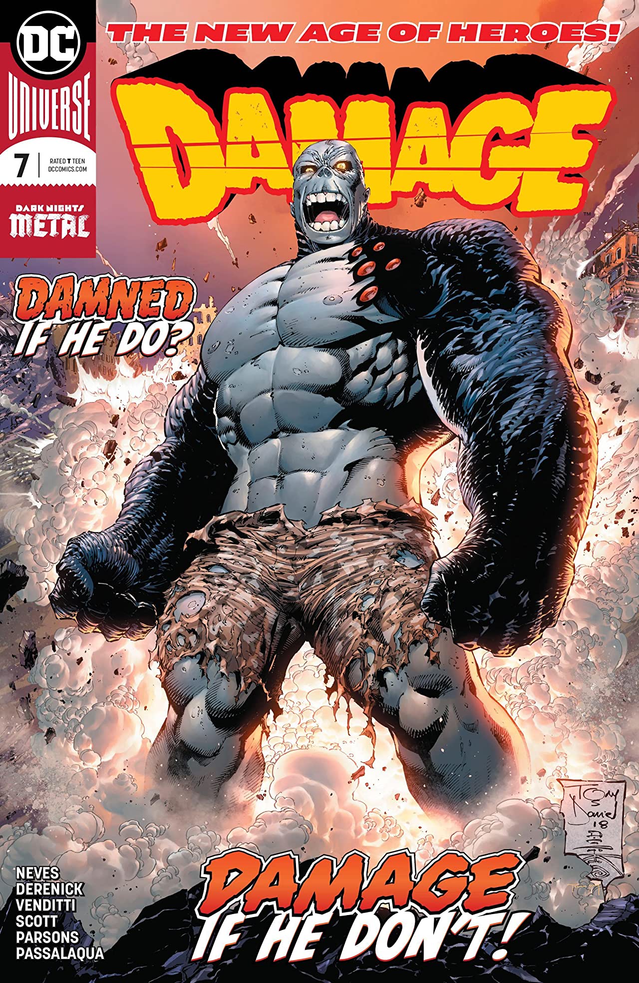 Damage #7 cover